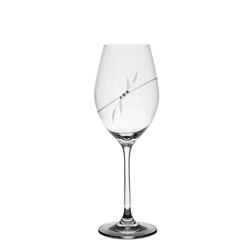 Boros pohár swarovski dísszel